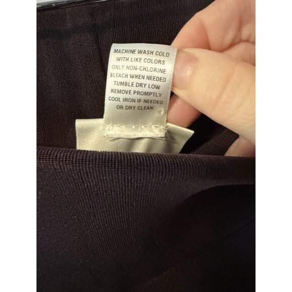 Soft Surroundings | Wide Leg Pants Brown High Elastic Waist sz - TL Tall Large - Picture 4 of 7